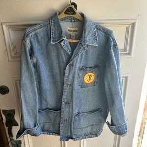 Vintage Jacket with Hand-sewn Patches